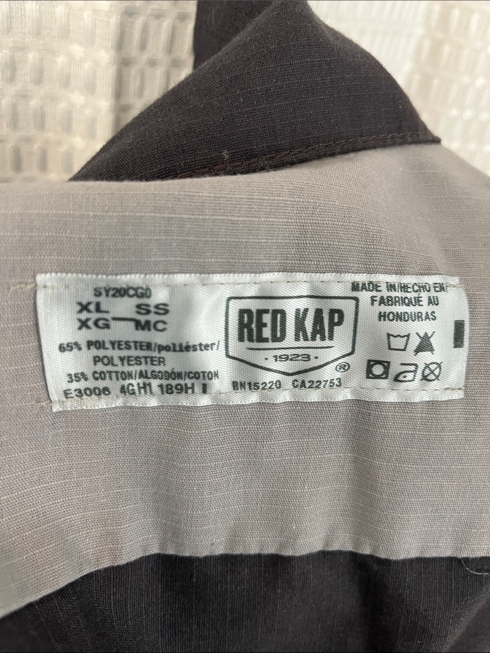 Red Kap Chevrolet Mechanic Work Shirts XL Colorblock Shop Uniform Bundle 2 Shirt - Picture 12 of 12